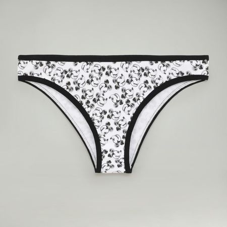 Calzón Mujer Bikini Sketch Disney Blanco Talla S