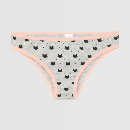 Calzón Mujer Bikini Cats Hypnotic Gris Talla S