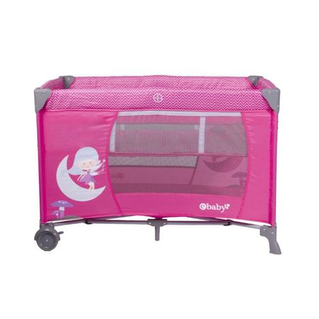 Cuna Corral Para Bebe Ebaby Happy Dream  Rosado