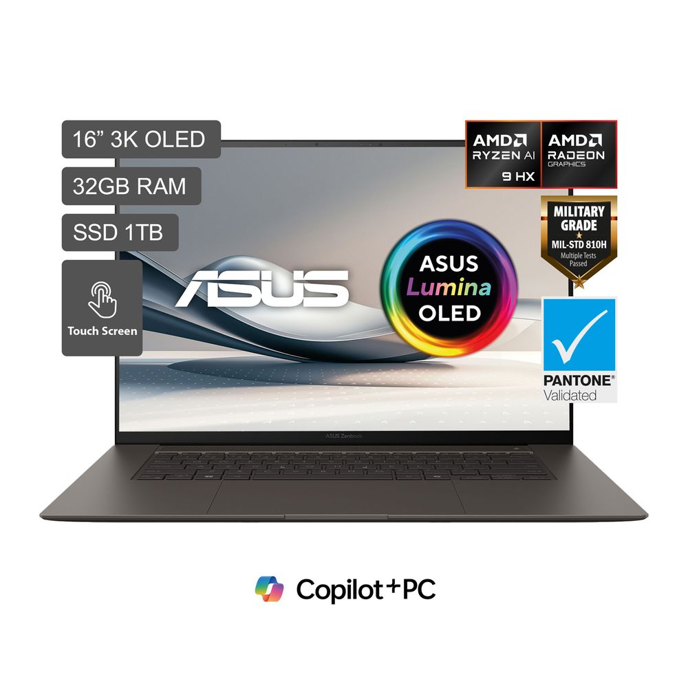 Laptops Asus Zenbook S16 OLED UM5606WA-RJ230W Ryzen 9 32GB RAM 1TB SSD