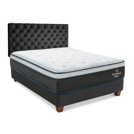 Dormitorio Americano Pure Fresh 2 Plazas Cuadros Gris
