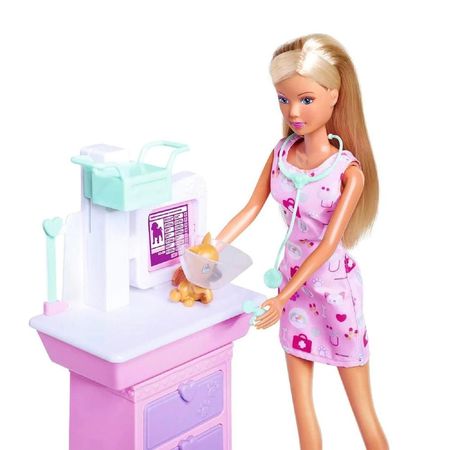 Muñeca Steffi Love Veterinaria Con Accesorios