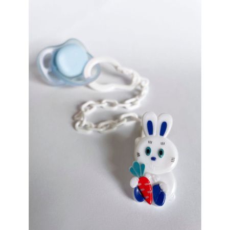 Cadenita Glatt Sujeta Chupón Conejo