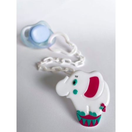 Cadenita Glatt Sujeta Chupón Elefante