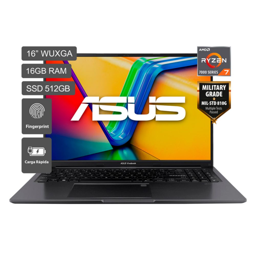 Laptop Asus Vivobook 16 M1605YA-MB160W AMD Ryzen 7 7730U 512GB SSD 16GB RAM 16"" WUXGA
