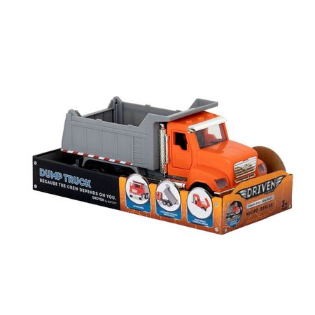 Camión Driven Volquete Naranja Pequeño
