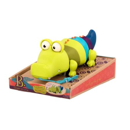 Muñeco Cocodrilo B.Toys De Arrastre Con Cuerda