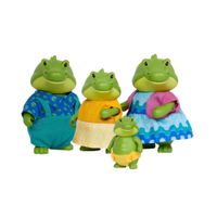 Set Lil Woodzeez Familia Caimán 4 Personajes