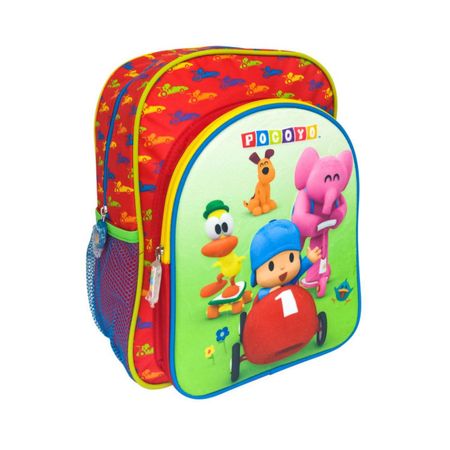 Mochila Scool Pocoyo Kids Eva 3D Teddy Tamaño A4