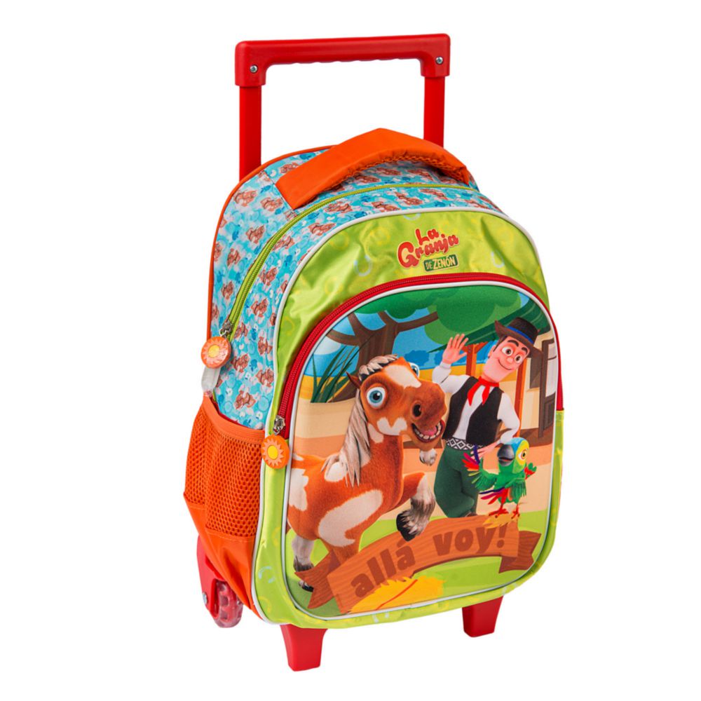 Mochila Con Ruedas Scool La Granja De Zenon Kids 3D Pillow