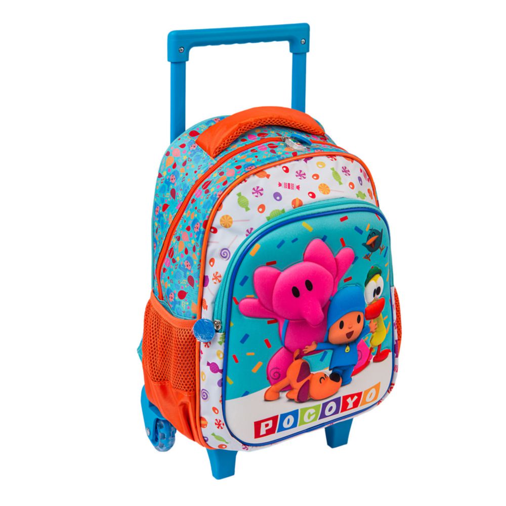 Mochila Con Ruedas Scool Pocoyo Kids 3D Pillow