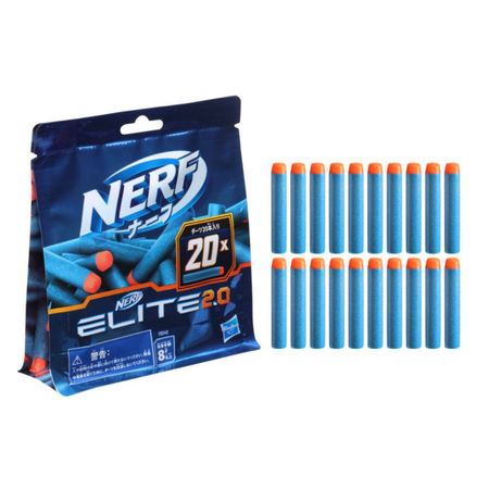 Dardos para Lanzador Nerf Elite 2.0 Repuesto 20 Dardos