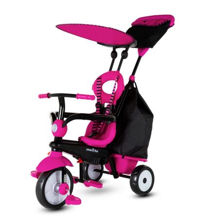 Triciclo Para Niños Smartrike 6654100 Vanilla Plus 4 En 1 Rosado