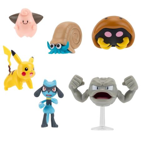 Set De 6 Figuras Pokemon De Batalla