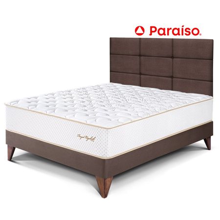 Dormitorio Europeo Royal Elizabt 1.5 Plazas Cabecera Blocks Chocolate