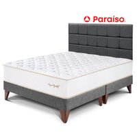 Dormitorio Eur Royal Elizabeth King Cabecera Blocks Gris