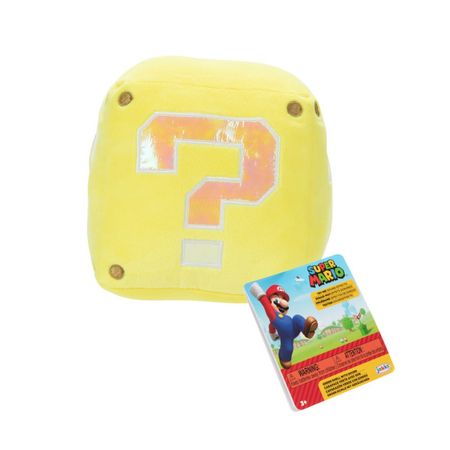 Peluche Nintendo Plush Con Sonido Cubo Amarillo