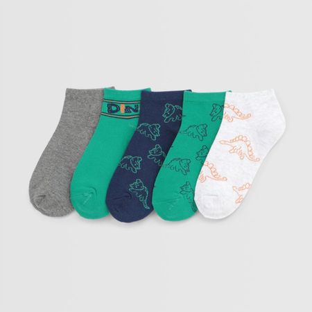 Medias Pack X5 Para Niño Circus Tobilleras Combo3 7