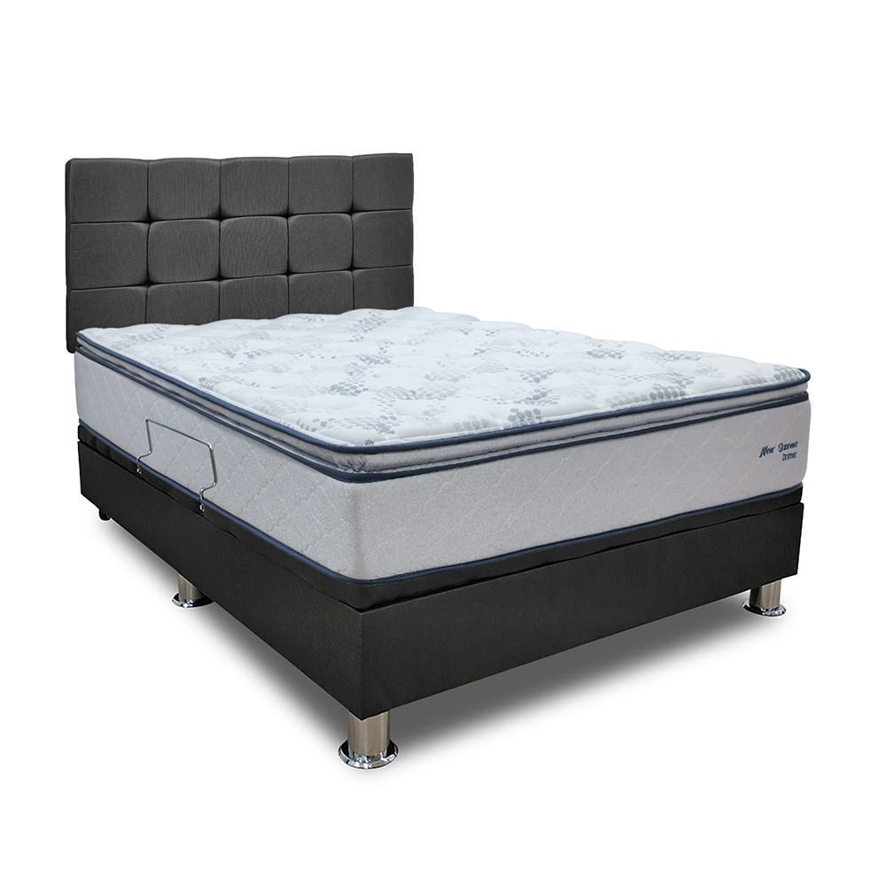 Dormitorio Praktibox Gris New Ozono Queen
