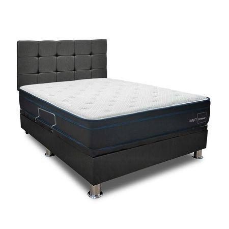Dormitorio Praktibox Gris Gravity 2 Plazas