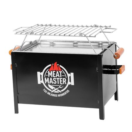 Caja China Master Black Chica + Parrilla De Varillas Inoxidable