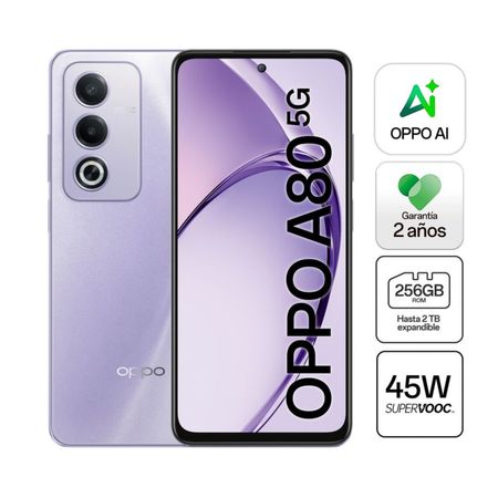 Celular Oppo 8GB RAM 256GB SSD 6.67'' Lila
