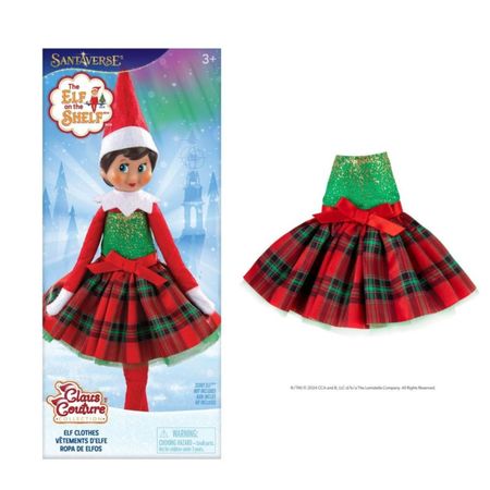 Vestido Glamour De Elfo Elf On The Shelf