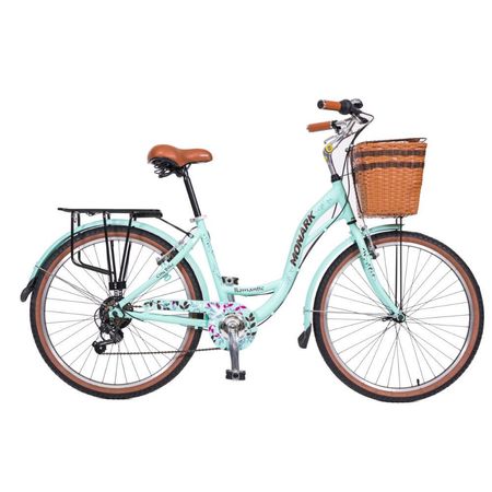 Bicicleta Monark Romantic Aro 26 Verde Agua