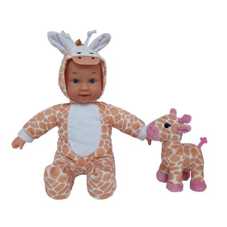 Muñeca Uneeda Suave Con Jirafa