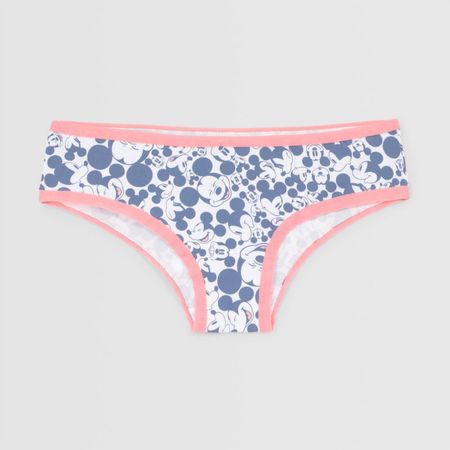 Calzón Hot Pant Disney Mujer Blanco Mickey Blue Blanco L