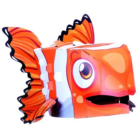 Mascara Para Armar Fiesta Crafts Pez Payaso