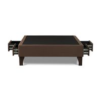 Base Con Cajones Rosen Mocca 2 Plazas