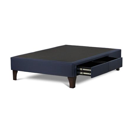 Base Con Cajones Rosen Azul 2 Plazas