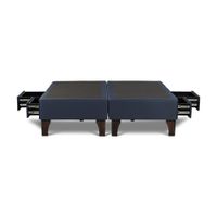 Base Con Cajones Rosen Azul King