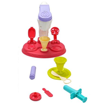Set De Juego Qubeile Máquina Plasticine Blanco