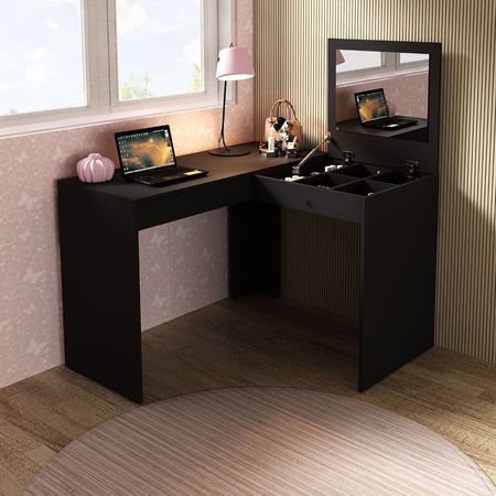 Escritorio Tocador Nicole Negro