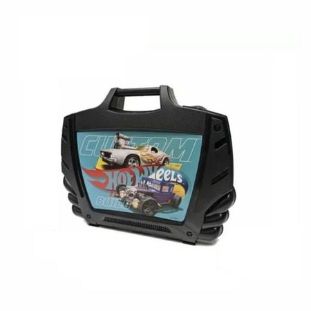 Estuche Para 15 Autos Hot Wheels Negro