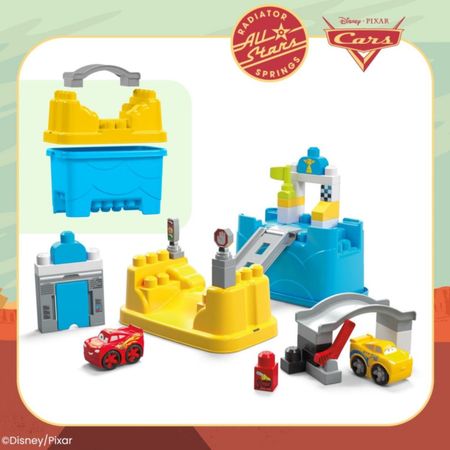 Juguete De Construcción Mega Bloks Aventura Carreras Mcqueen