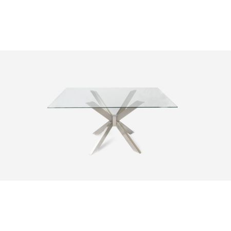 Mesa de Comedor Rectangular Vera - Acero Inoxidable