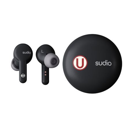 Audífono Sudio A2 Universitario de Deportes Earbuds Bluetooth Negro