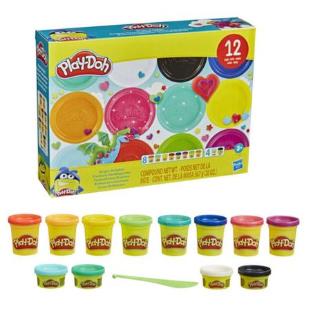 Set 12 Masas Play Doh Multicolor Brillante F1989