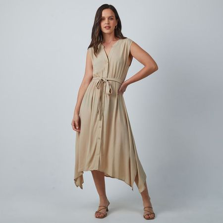 Vestido Largo Mujer Cami Malabar AZUL L