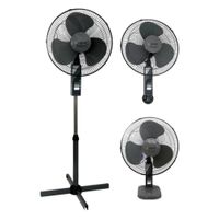Ventilador 3 en 1 Imaco FS1631 de 16"" con 3 Velocidades, Retroventilación y Rejilla Protectora - 45W