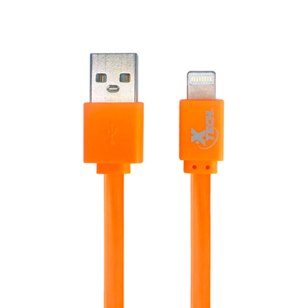 Xtech Cable Lightning On-The-Go 1m para iPhone Naranja - XTG-216