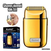 Shaver Kemei Recargable Dorado KM TX1