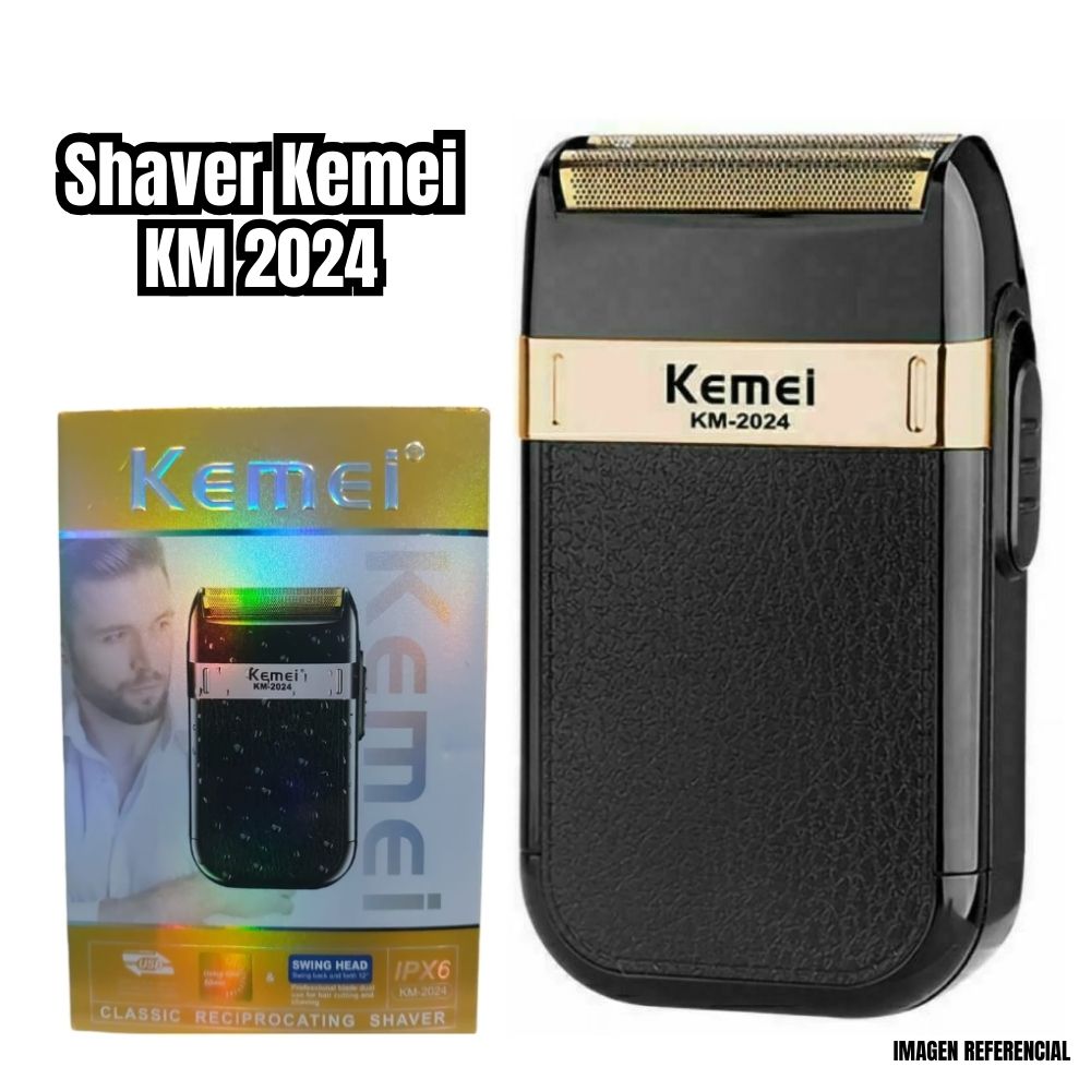 Shaver Kemei Recargable KM 2024