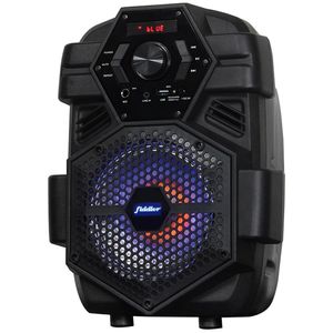 Parlante karaoke Bluetooth 8 luces con micrófono alámbrico Fiddler