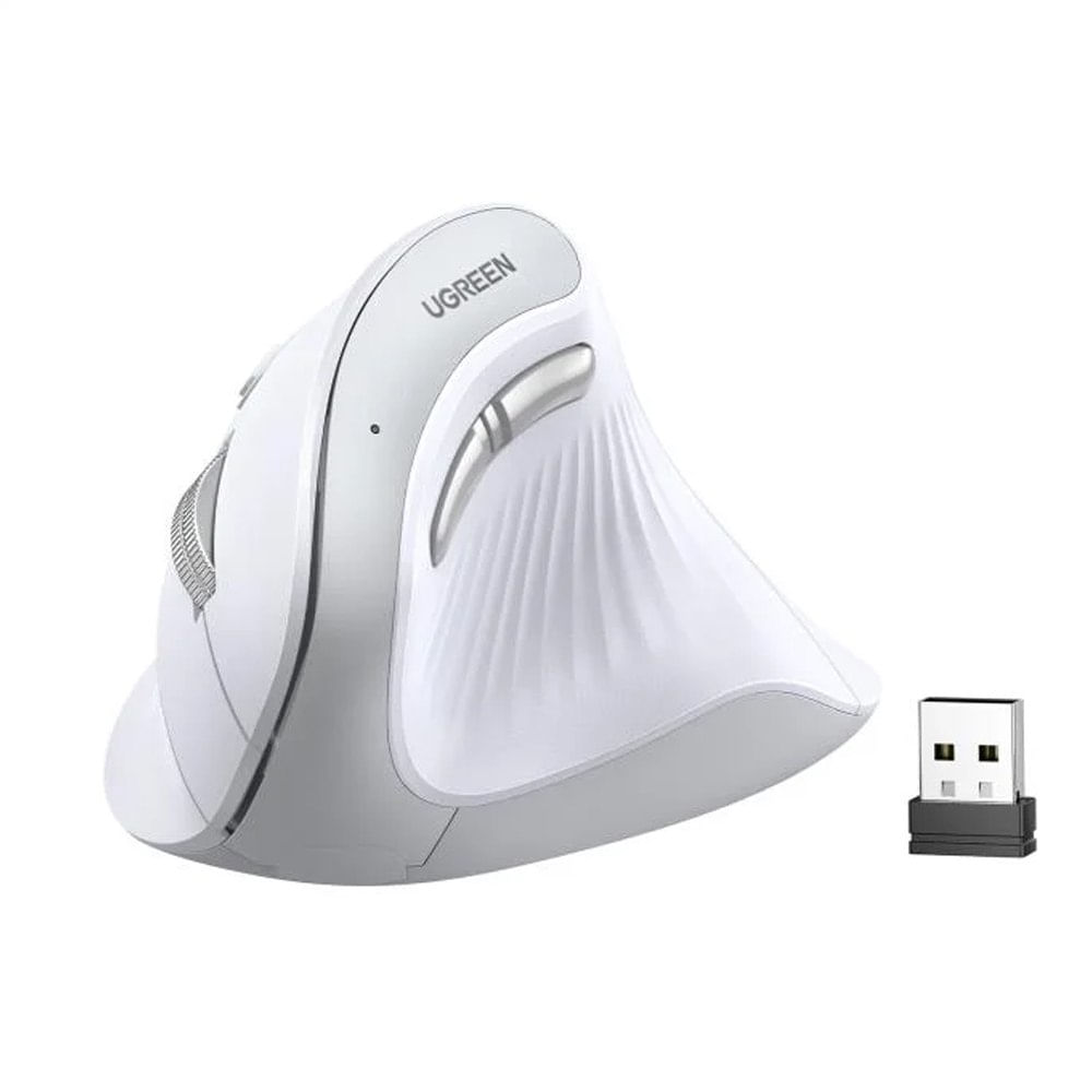 Mouse Vertical Inalambrico Ergonomico UGREEN 4000DPI USB 2.4GHz 10 Mts