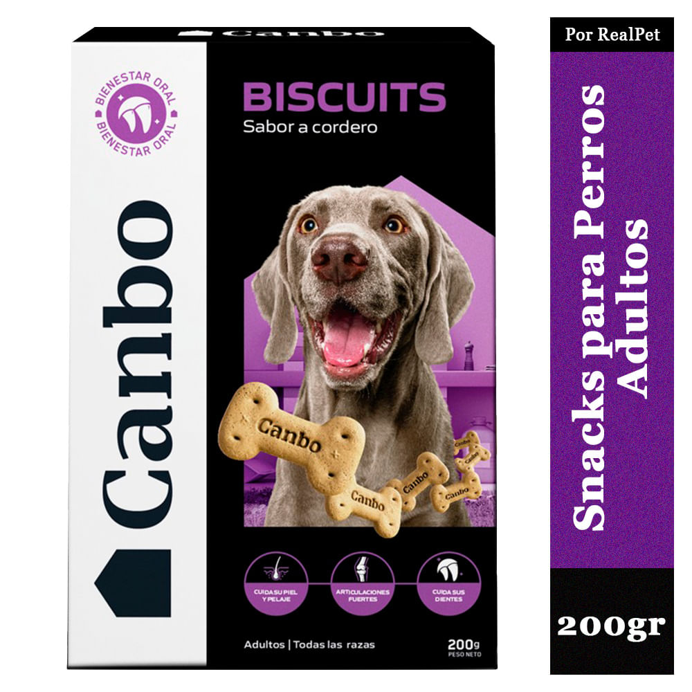 Galletas para Perros Adultos Canbo Biscuits Cordero 200 gr