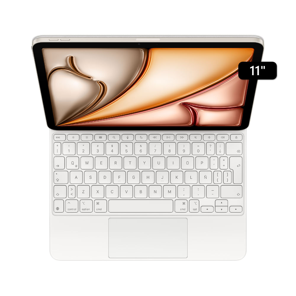 Magic Keyboard para iPad Air 11"" (M3) | Blanco - Teclado Español